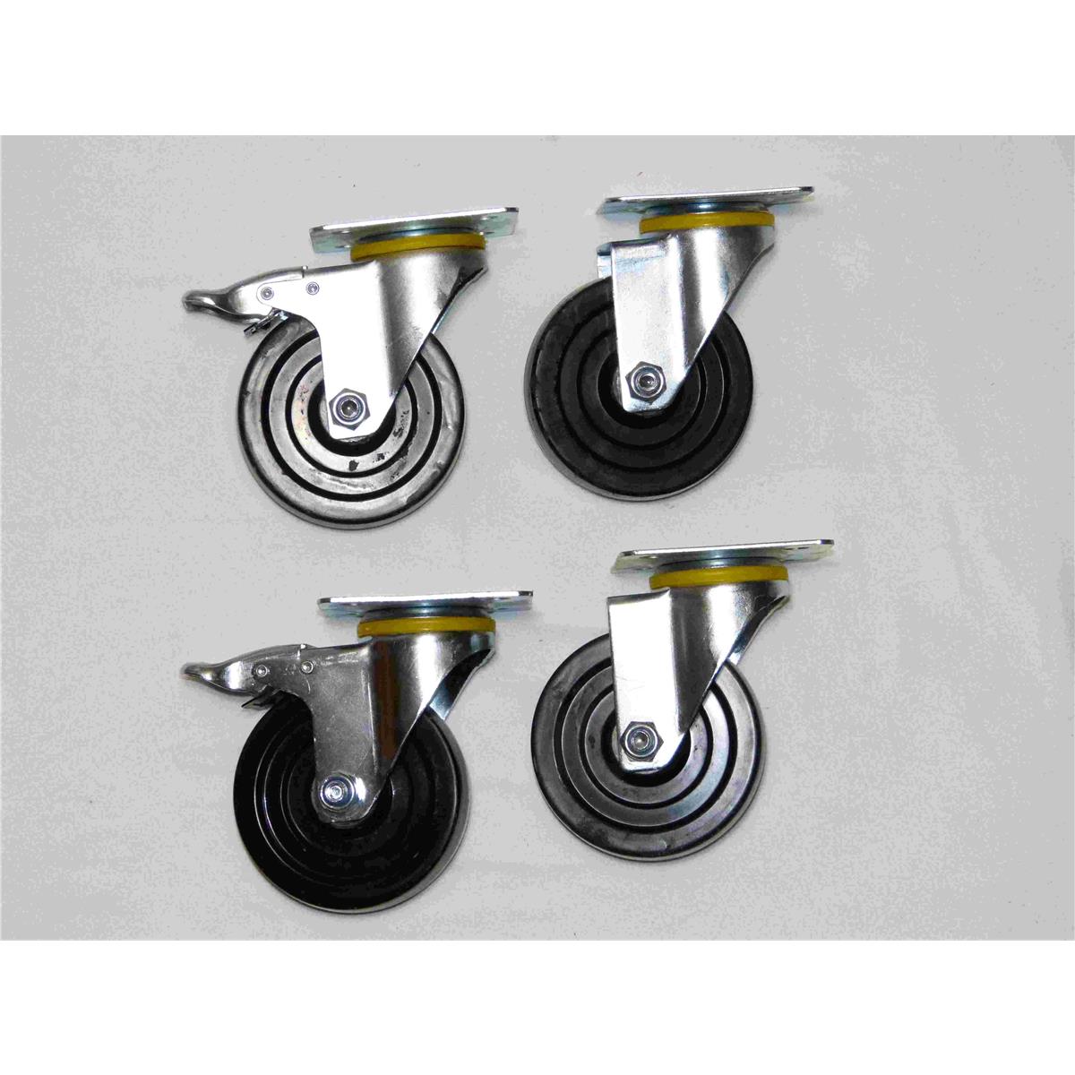 4er Set Räder - Höhe 150mm