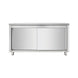 Stainless steel work cabinet, 150 x 60