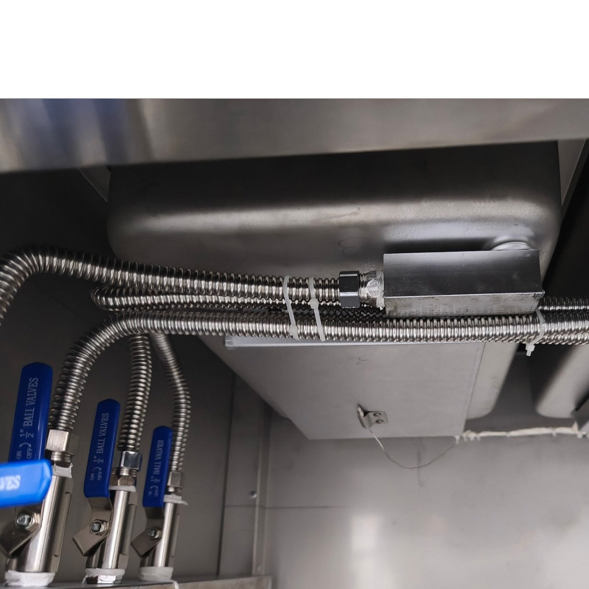 SNACK-Line Bain-Marie Theke 3x GN1/1, Granit Star Galaxy schwarz, 123x82x85,5 Glasaufbau Klarglas schwarzer Rand, ohne Zwischenablage, H=396mm - Image 8