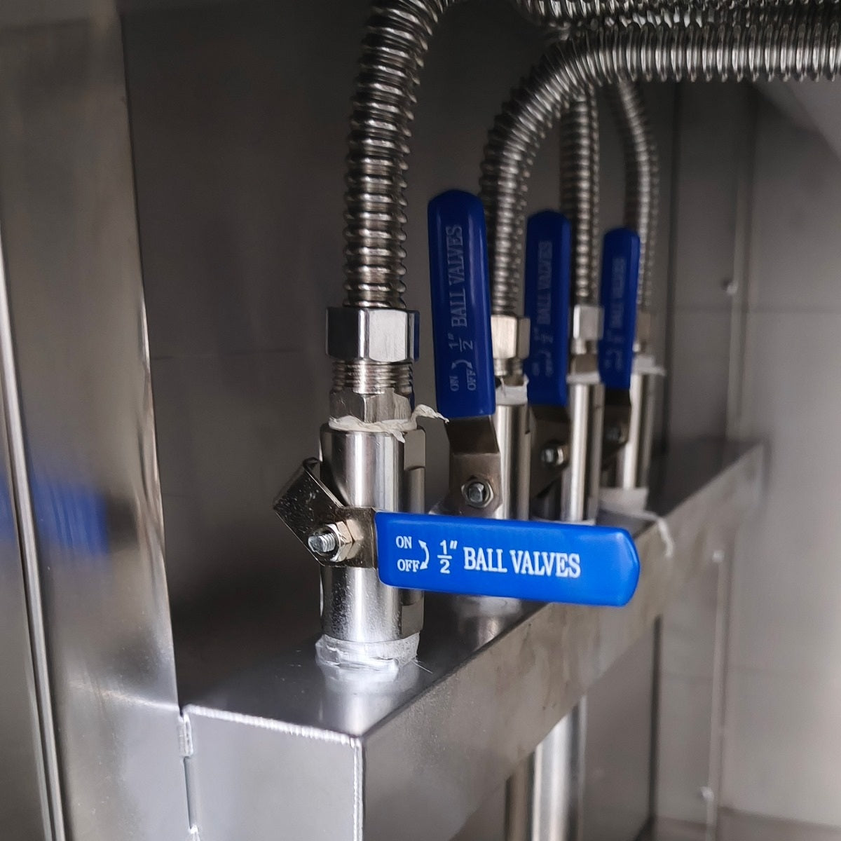 SNACK-Line Bain-Marie Theke 4x GN1/1, Granit Star Galaxy schwarz, 153x82x85,5 - Image 6