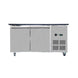 SNACK-Line Bain-Marie Theke 4x GN1/1, Granit Star Galaxy schwarz, 153x82x85,5 Glasaufbau Klarglas ohne Zwischenablage, H=396mm