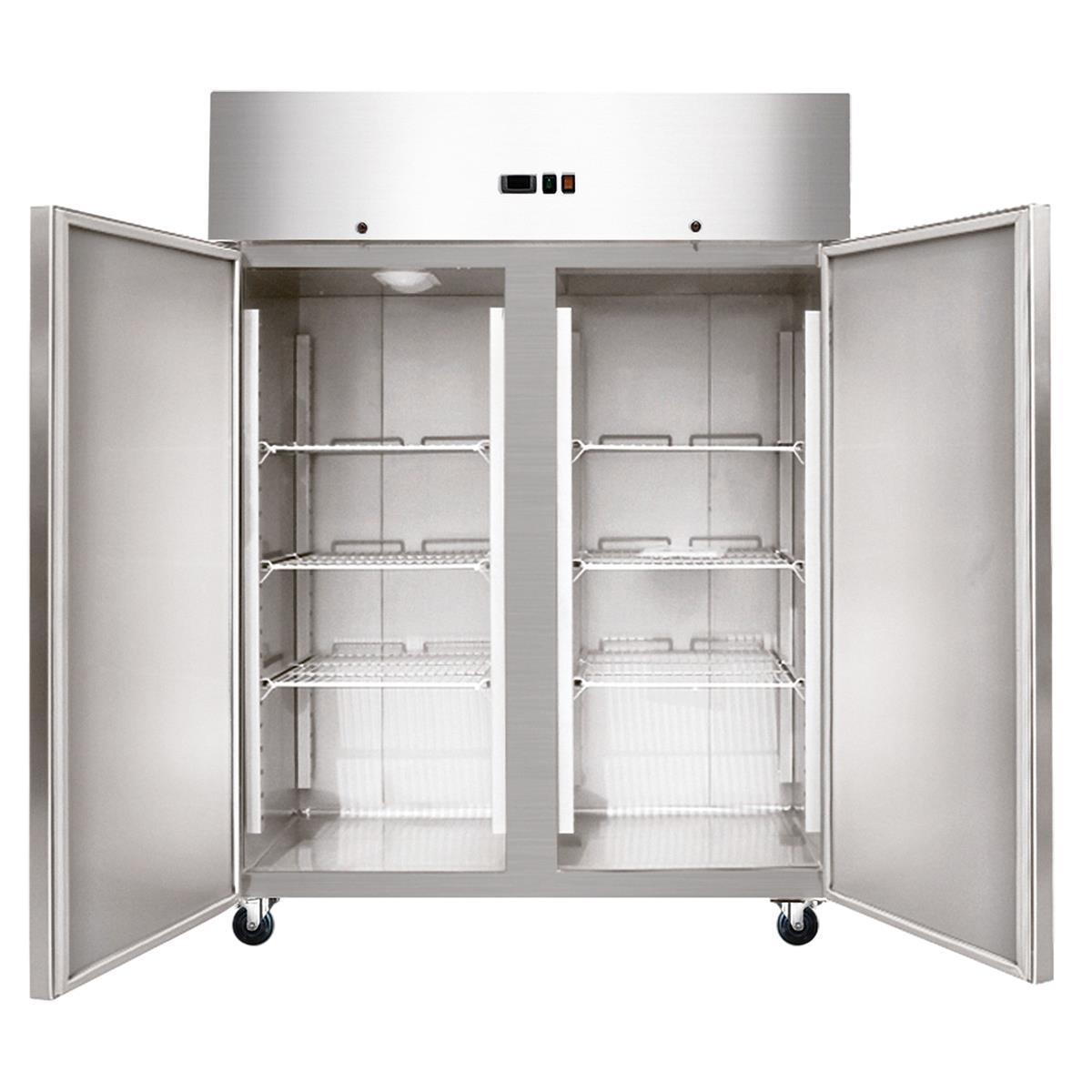 Edelstahltiefkühlschrank, Inhalt 1333 Liter, GN2/1 - Image 2