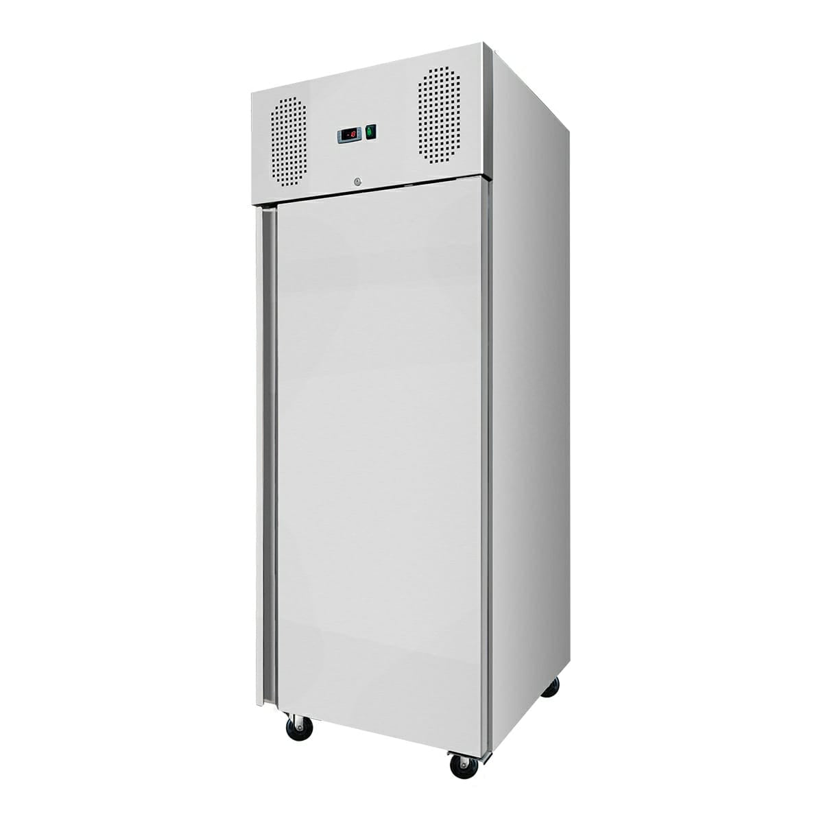 Stainless steel refrigerator, capacity 610 liters, GN2/1, energy efficiency A