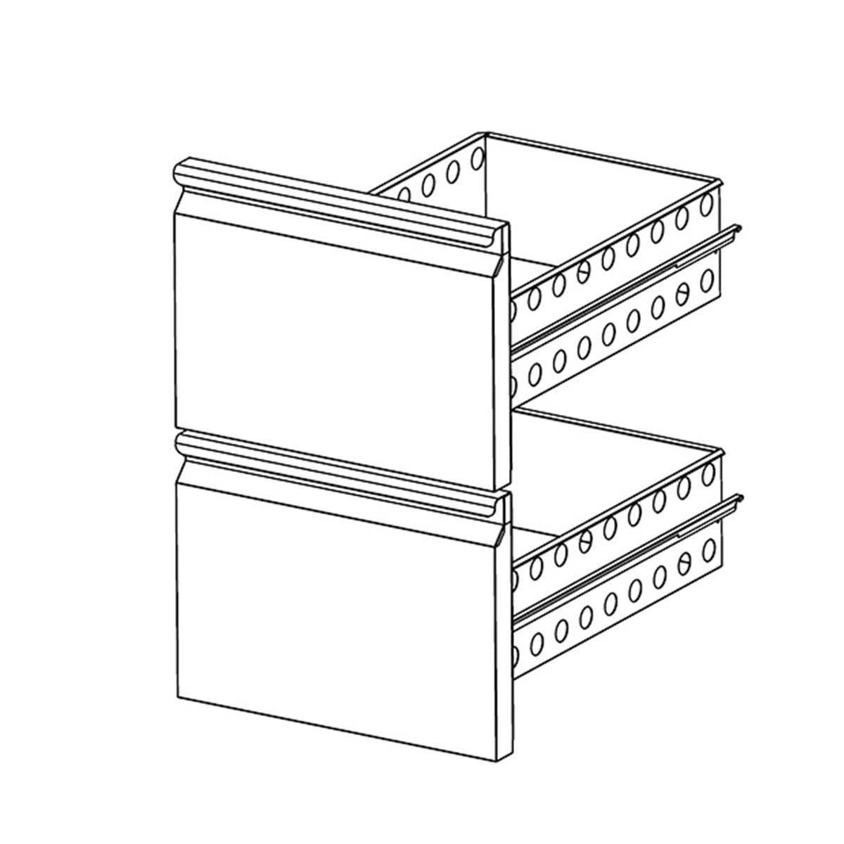 2-drawer block 1/2+1/2 for refrigerated table 700 series - THP - Image 3
