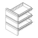 3-drawer block 1/3+1/3+1/3 for refrigerated table 700 series - THP