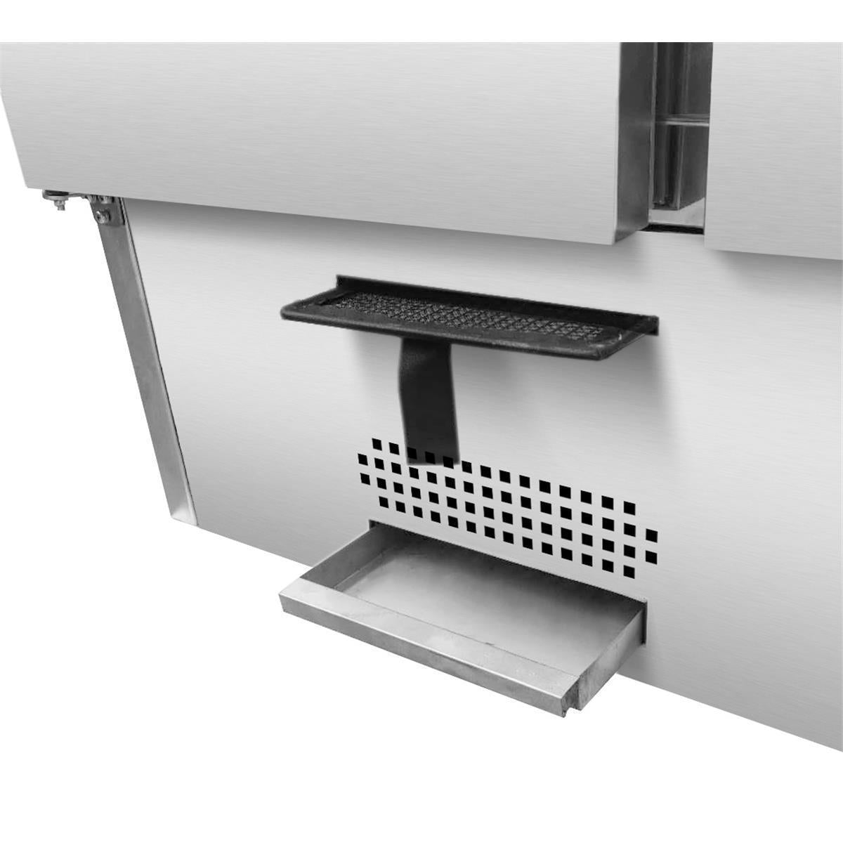 Saladette 2 doors, 90 x 70, with sliding lid - Image 3