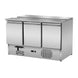 Saladette 3 doors, capacity 260 L, 137 x 70, with sliding lid