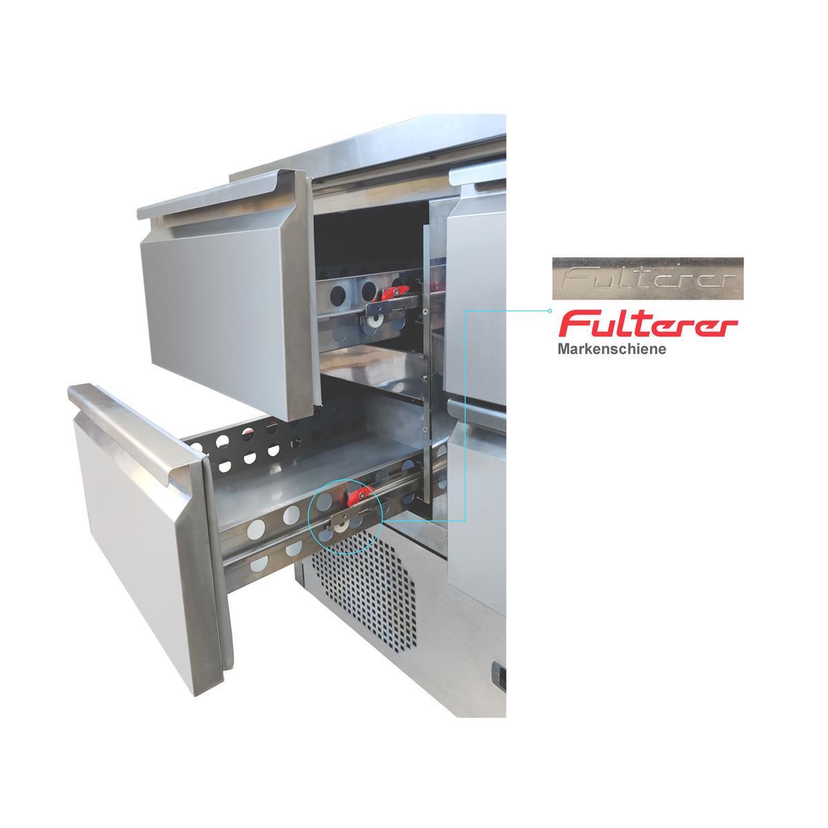 Refrigerated counter with 6 drawers, under-counter cooling, 137x70 - Image 2