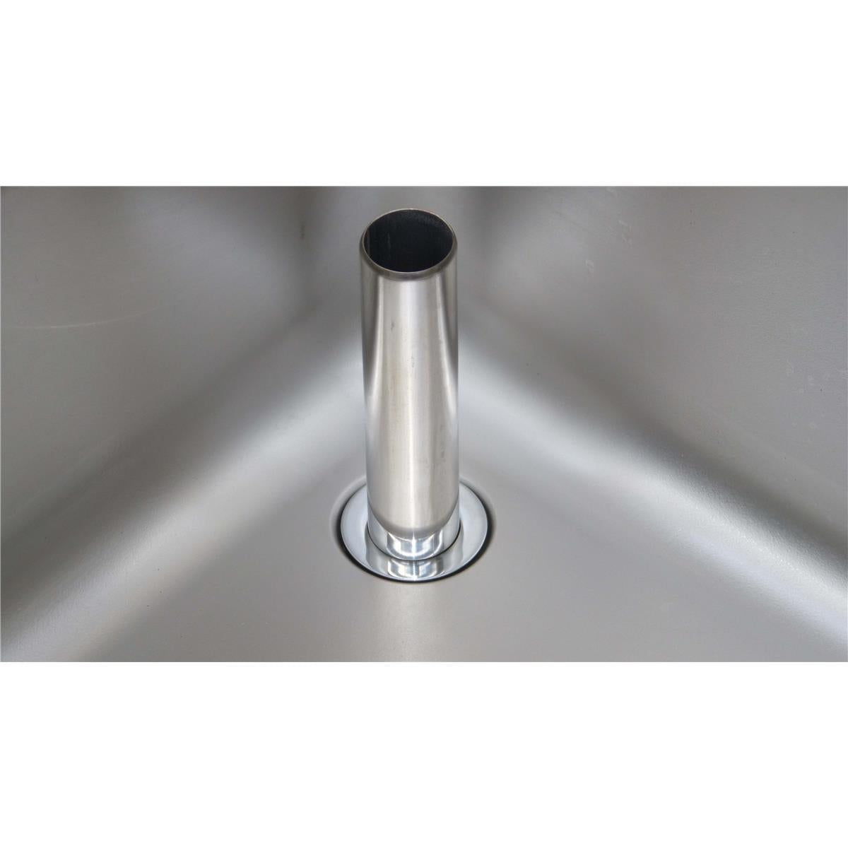 Stainless steel sink unit, two basins, center, 120 x 70 - Image 6
