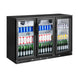 Bottle cooler, capacity 300 liters, 3 hinged doors