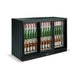 Bottle cooler, capacity 303 liters, 3 sliding doors